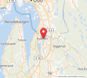 Map of Kolbotn, Viken