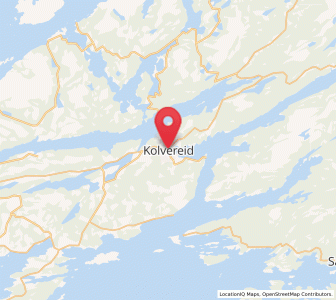 Map of Kolvereid, Trøndelag