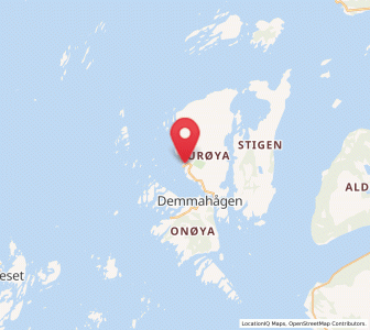 Map of Lurøy, Nordland
