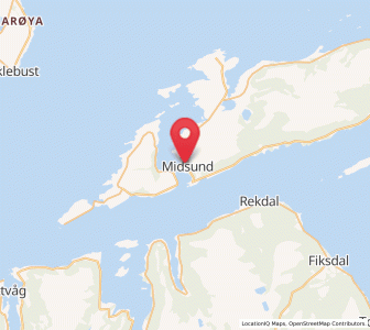 Map of Midsund, Møre og Romsdal