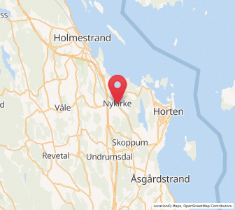 Map of Nykirke, Vestfold og Telemark