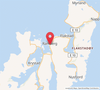 Map of Ramberg, Nordland