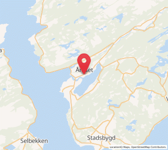 Map of Rissa, Trøndelag