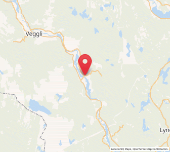 Map of Rollag, Viken
