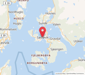 Map of Sæbøvik, Vestland