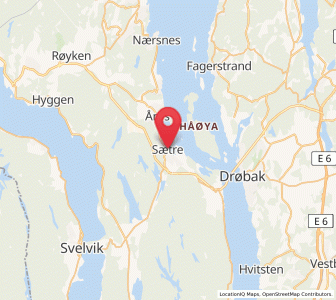 Map of Sætre, Viken