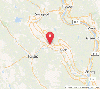 Map of Segalstad bru, Innlandet
