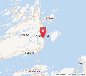 Map of Sistranda, Trøndelag