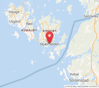 Map of Skjærhalden, Viken