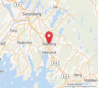 Map of Skjeberg, Viken