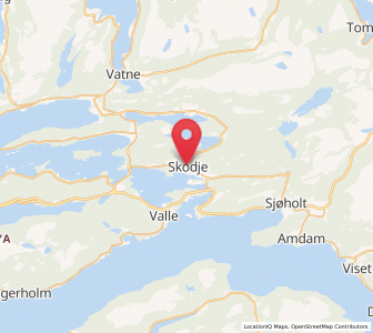 Map of Skodje, Møre og Romsdal