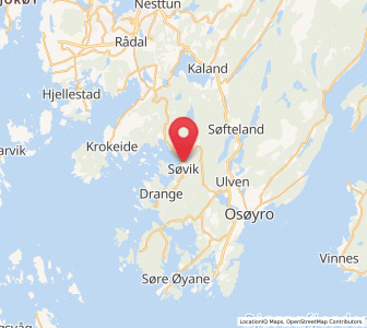 Map of Søvik, Vestland