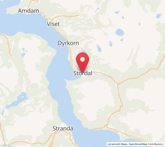 Map of Stordal, Møre og Romsdal