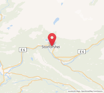 Map of Storforshei, Nordland
