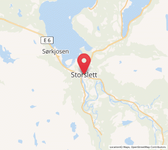 Map of Storslett, Troms og Finnmark
