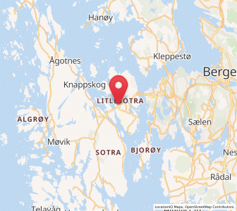 Map of Straume, Vestland