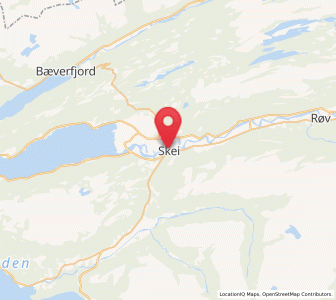 Map of Surnadal, Møre og Romsdal