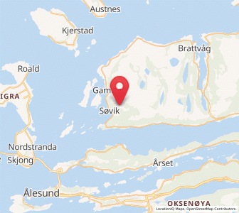 Map of Syvik, Møre og Romsdal