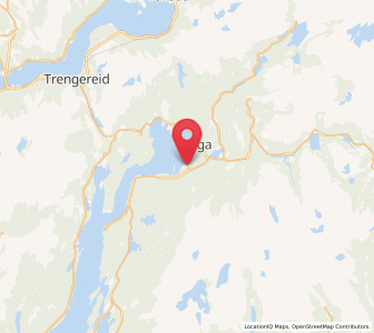 Map of Tysse, Vestland