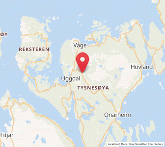 Map of Uggdal, Vestland