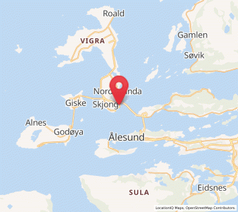 Map of Valderøy, Møre og Romsdal