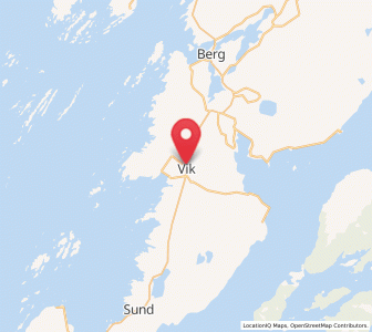 Map of Vik, Nordland