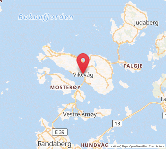 Map of Vikevåg, Rogaland