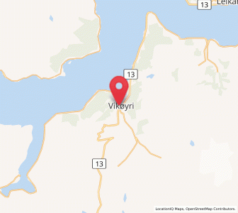 Map of Vikøyri, Vestland