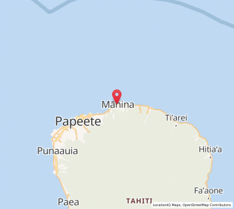Carte : Mahina, Îles du Vent
