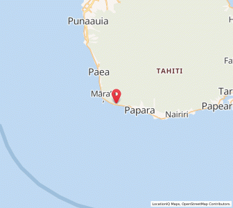 Carte : Papao, Îles du Vent