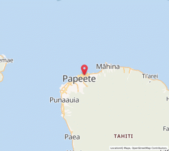 Carte : Pirae, Îles du Vent