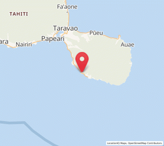 Carte : Teahupoo, Îles du Vent