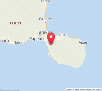 Carte : Vairao, Îles du Vent