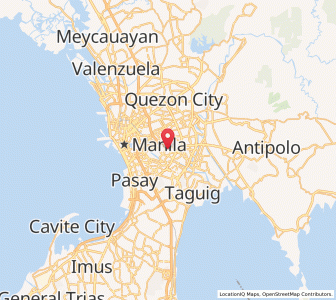 Map of Mandaluyong City, Metro Manila