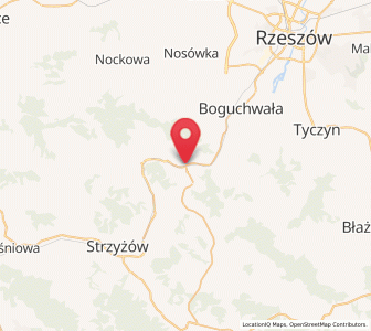 Map of Babica, Subcarpathia