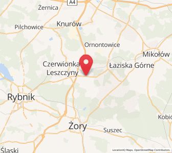 Map of Bełk, Silesia