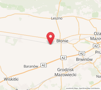 Map of Bieniewice, Mazovia