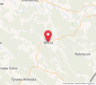 Map of Bircza, Subcarpathia