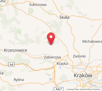 Map of Bolechowice, Lesser Poland
