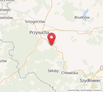 Map of Borkowice, Mazovia