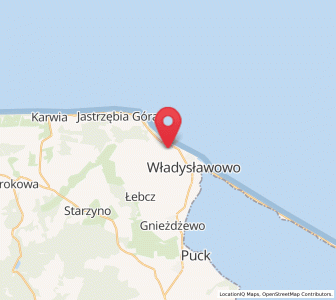 Map of Chłapowo, Pomerania