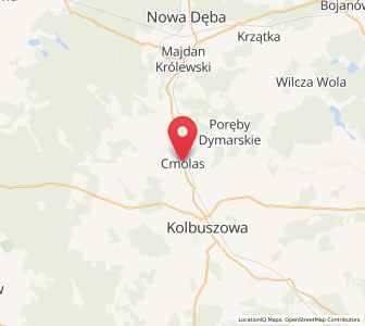 Map of Cmolas, Subcarpathia
