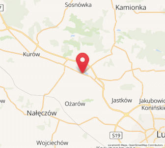 Map of Garbów, Lublin
