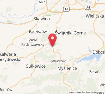 Map of Głogoczów, Lesser Poland