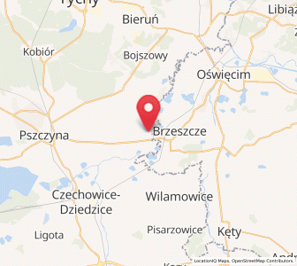 Map of Góra, Silesia