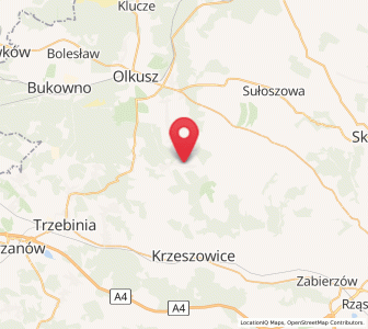 Map of Gorenice, Lesser Poland