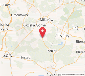 Map of Gostyń, Silesia