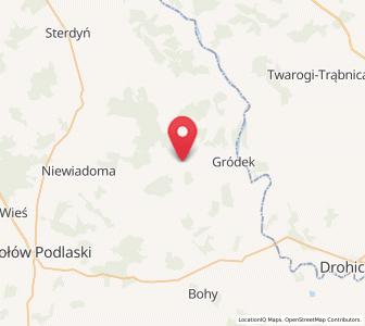 Map of Jabłonna Lacka, Mazovia