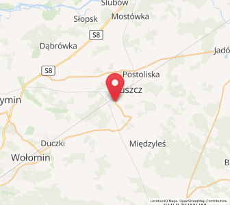 Map of Jasienica, Mazovia