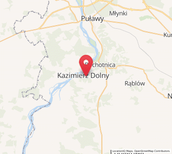 Map of Kazimierz Dolny, Lublin